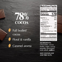 Lindt EXCELLENCE 78% Cocoa Dark Chocolate Bar. Dark Chocolate Candy. 3.5 oz. (12 Pack)