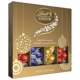 Lindt LINDOR Assorted Chocolate Candy Truffles Gift Box. Assorted Chocolate with Smooth. Melting Truffle Center. 7.6 oz.