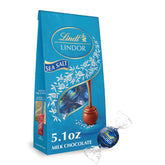 Lindt LINDOR Sea Salt Milk Chocolate Candy Truffles. Milk Chocolate Candy with Smooth. Melting Truffle Center. 5.1 oz. Bag