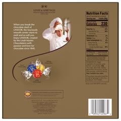 Lindt LINDOR Assorted Chocolate Candy Truffles Gift Box. Assorted Chocolate with Smooth. Melting Truffle Center. 7.6 oz.