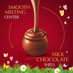 Lindt LINDOR Milk Chocolate Candy Truffles. Chocolate. 8.5 oz. Bag