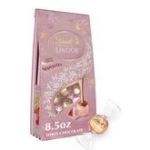 Lindt LINDOR Spring Neapolitan White Chocolate Truffles. Chocolates with Smooth. Melting Truffle Center. 8.5 Oz Bag