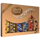 Lindt LINDOR Deluxe Assorted Chocolate Candy Truffles Gift Box. 15.2 oz.. Full Size