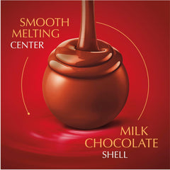 Lindt LINDOR Milk Chocolate Truffles 90 Count Gift Box. Chocolate Candy with Smooth. Melting Truffle Center. 38 oz. Box