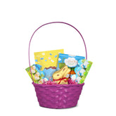 Lindt Easter Basket with GOLD BUNNY. Festive Lindt Chocolate for Kids with Pink Easter Basket Ready for Gifting
