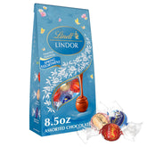 Lindt LINDOR Limited Edition Spring Assorted Chocolate Truffles. Assorted Chocolate Easter Candy with Smooth-Melting Truffle Center. 8.5 oz. Bag