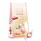 Lindt LINDOR Peppermint White Chocolate Candy Truffles with Smooth Peppermint Truffle Center. 19.0 oz. Bag