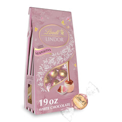 Lindt LINDOR Spring Neapolitan White Chocolate Truffles. Chocolates with Smooth. Melting Truffle Center. 19 Oz Bag