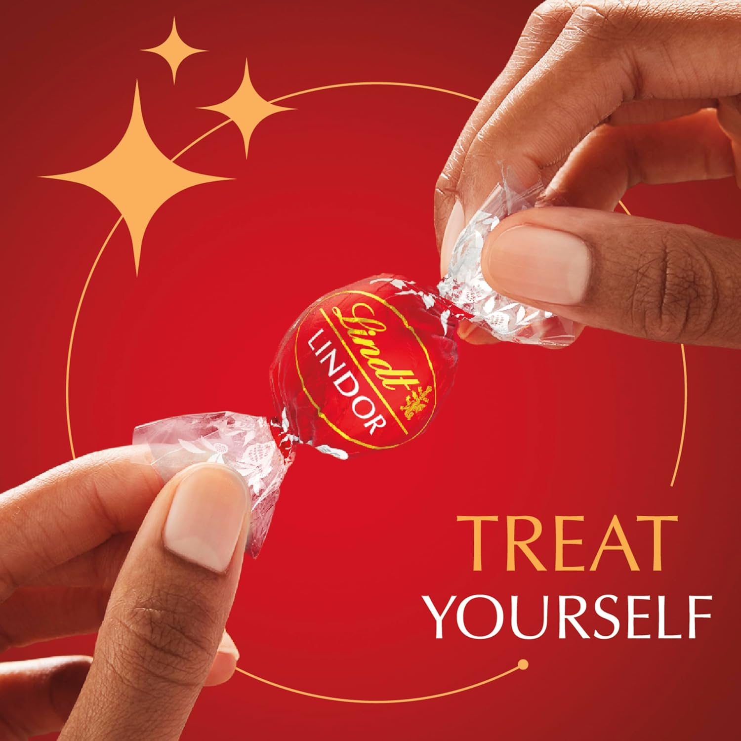 Lindt LINDOR Milk Chocolate Truffles 90 Count Gift Box. Chocolate Candy with Smooth. Melting Truffle Center. 38 oz. Box