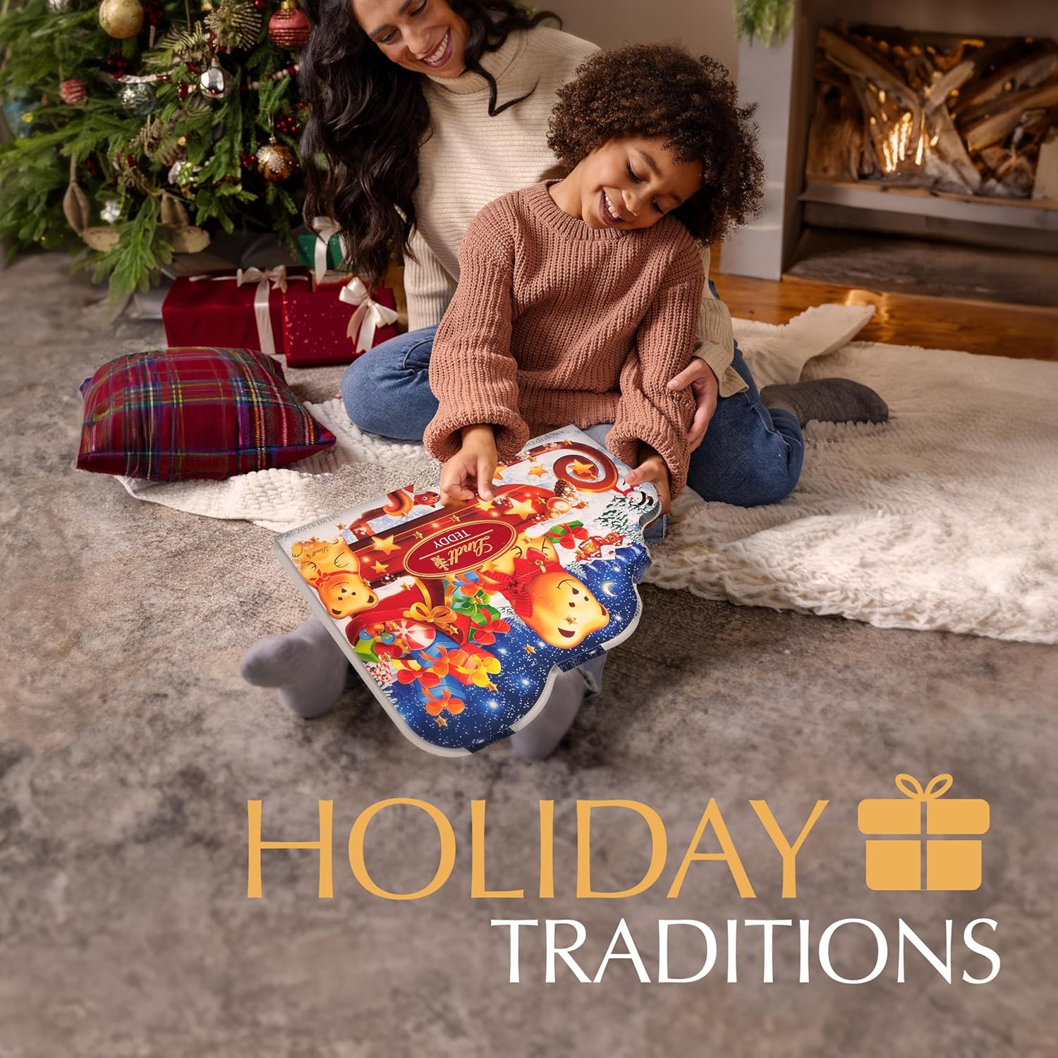 Lindt TEDDY Sleigh Assorted Chocolate Advent Calendar. Box of Assorted Chocolates. 9.3 oz. Box