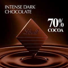 Lindt EXCELLENCE 70% Cocoa Dark Chocolate Candy Bar. Dark Chocolate. 3.5 oz. Bar