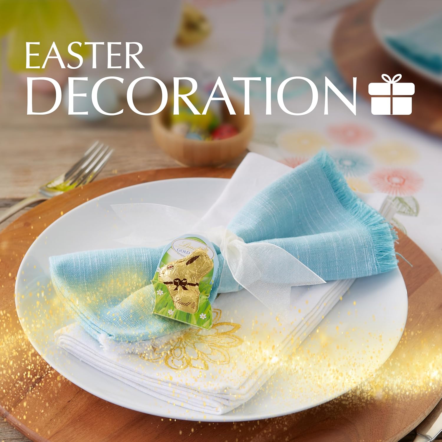 Lindt GOLD BUNNY Dark Chocolate. Hollow Mini Dark Chocolate Candy Bunny. 1.7 oz. Pack