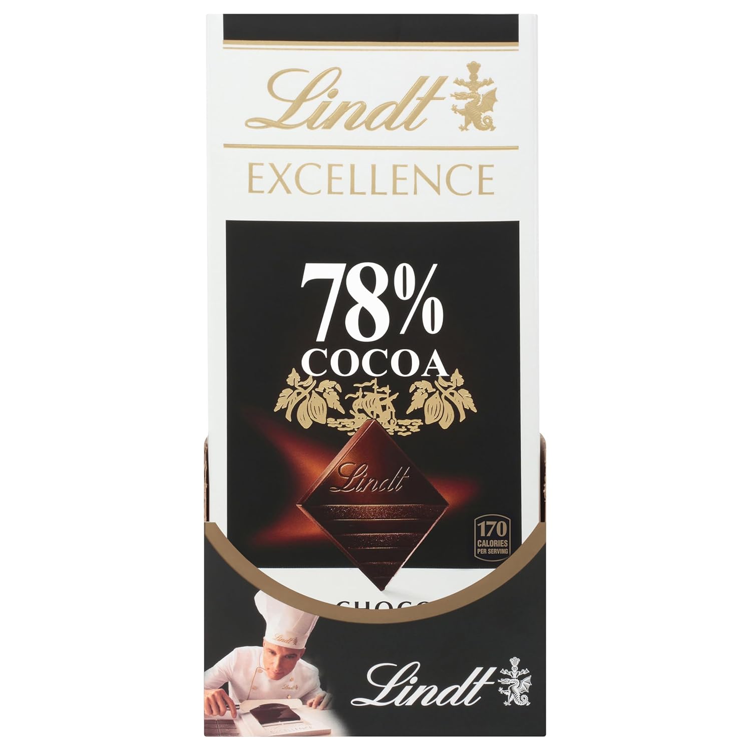 Lindt EXCELLENCE 78% Cocoa Dark Chocolate Bar. Dark Chocolate Candy. 3.5 oz. (12 Pack)