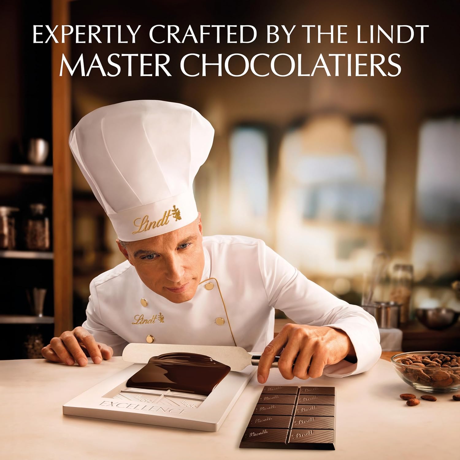 Lindt EXCELLENCE 95% Cocoa Dark Chocolate Bar. Dark Chocolate Candy. 2.8 oz. (12 Pack)