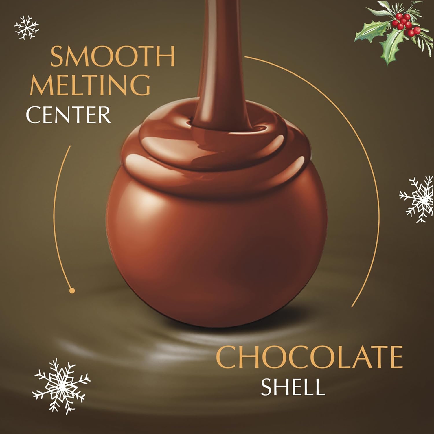 Lindt LINDOR Assorted Chocolate Candy Truffles Gift Box. Assorted Chocolate with Smooth. Melting Truffle Center. 7.6 oz.